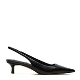 Slingback STEVE MADDEN KARI - Black Leat